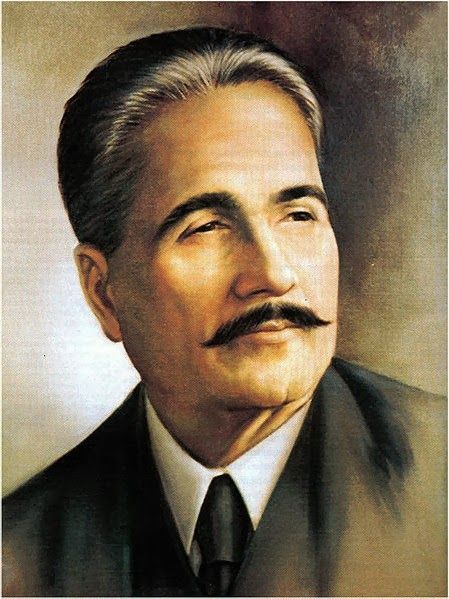 Portrait of Allama Muhammad Iqbal